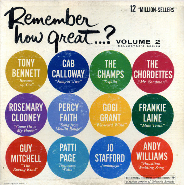 Various - Remember How Great...? Volume 2 - Columbia Record Productions - none - LP, Comp 956273610
