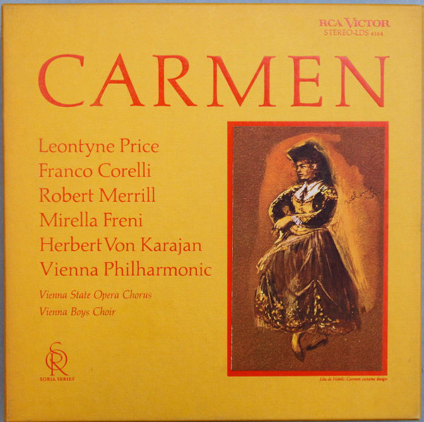 Bizet*, Leontyne Price, Franco Corelli, Robert Merrill, Mirella Freni, Herbert Von Karajan, Vienna Philharmonic*, Vienna State Opera Chorus*, Vienna Boys Choir* - Carmen (3xLP + Box)