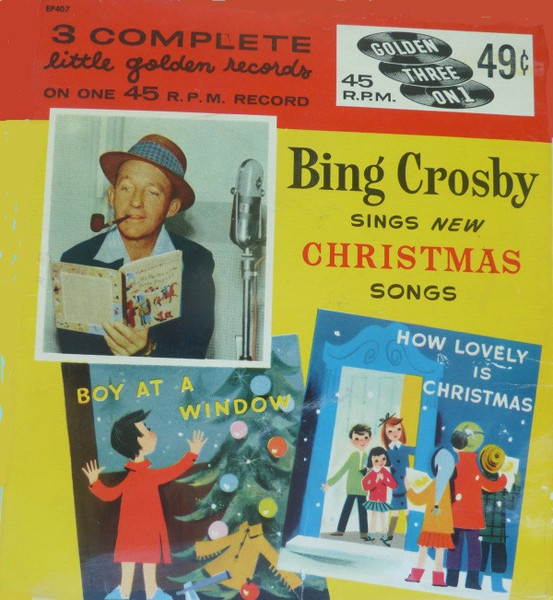 Bing Crosby - Bing Crosby Sings New Christmas Songs (7", EP)