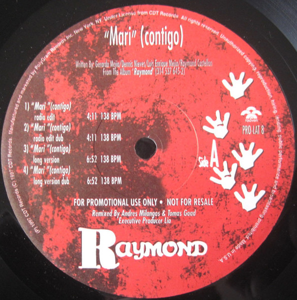Raymond (2) - Mari (Contigo) / Guantanamera (12", Promo)