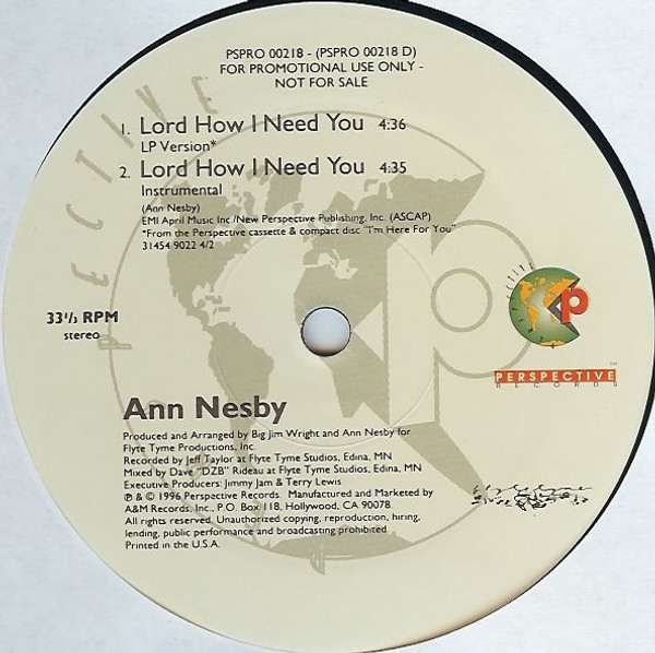 Ann Nesby - Can I Get A Witness (2x12", Promo)