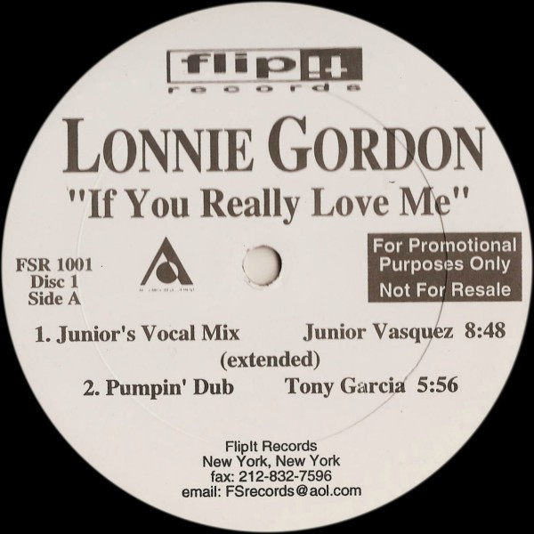 Lonnie Gordon - If You Really Love Me (2x12", Promo)