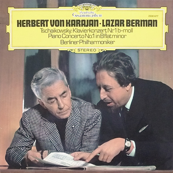 Tschaikowsky*, Herbert von Karajan • Lazar Berman, Berliner Philharmoniker - Klavierkonzert Nr. 1 B-Moll (LP)