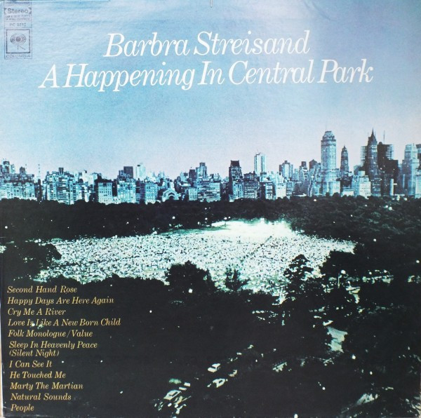 Barbra Streisand - A Happening In Central Park (LP, Album, RE)