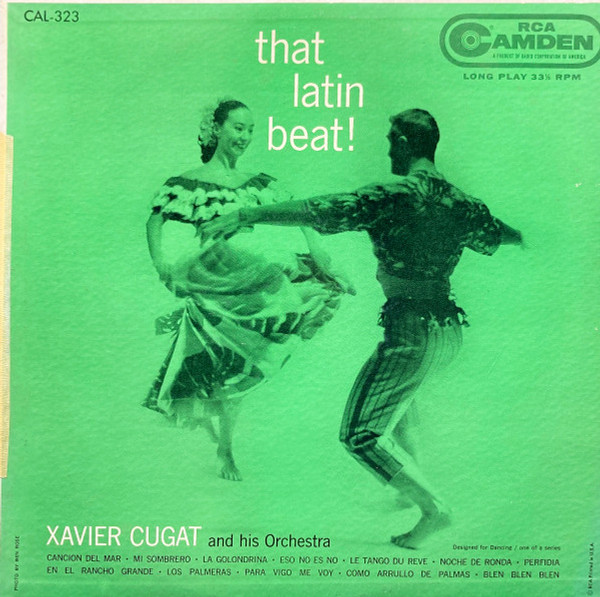 Xavier Cugat And His Orchestra - That Latin Beat! (LP, Album, Mono)