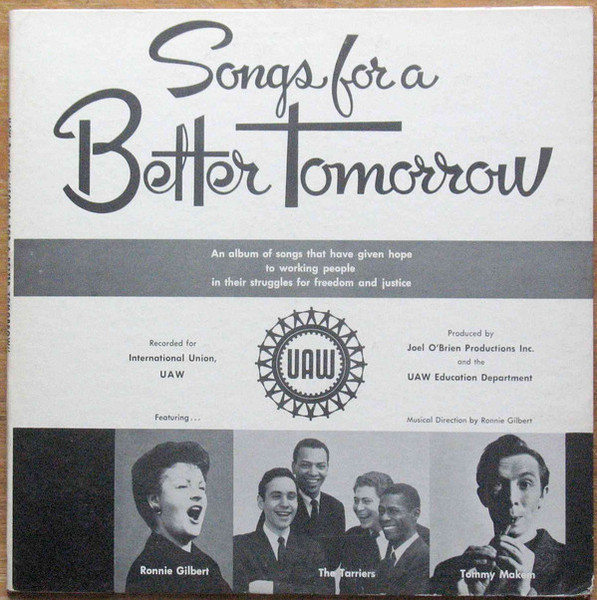 Various - Songs For A Better Tomorrow (LP, Mono)