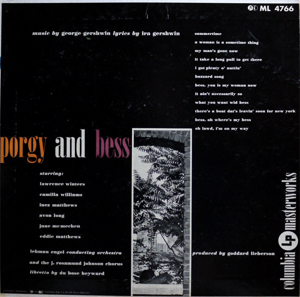 George Gershwin - Porgy And Bess (LP)