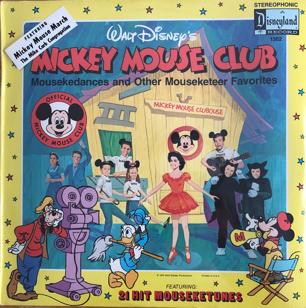Mickey Mouse Club - Mousekedances And Other Mousketeer Favorites (LP, Comp, RP)