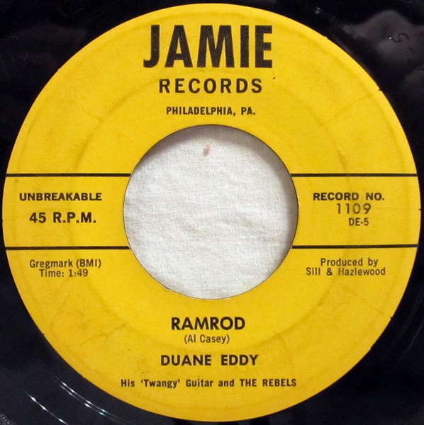 Duane Eddy His "Twangy" Guitar And The Rebels* - Ramrod / The Walker (7", Styrene)