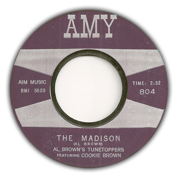 Al Brown's Tunetoppers Featuring Cookie Brown - The Madison (7", Styrene)