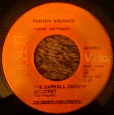 Porter Wagoner - The Carroll County Accident / Sorrow Overtakes The Wine (7", Single, RE)