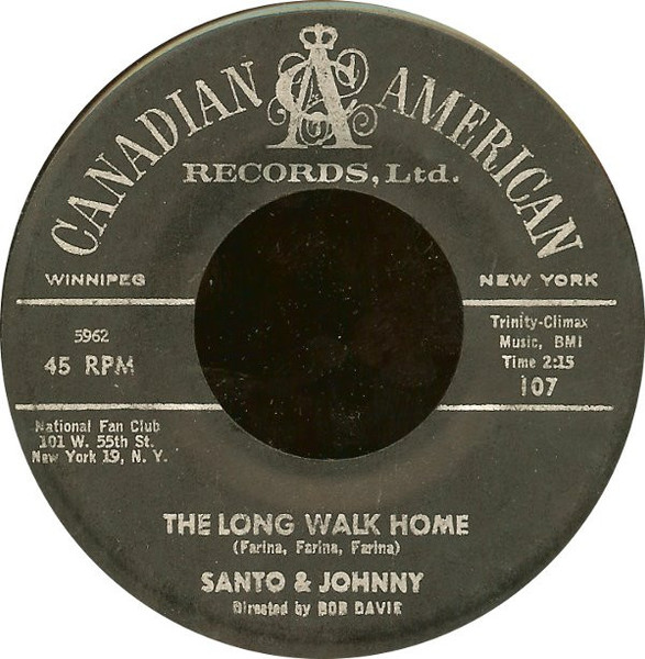 Santo & Johnny - Tear Drop / The Long Walk Home (7")
