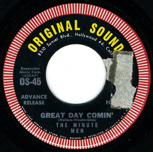 The Minute Men (5) - Flag Wavin'  (7", Single, Promo)