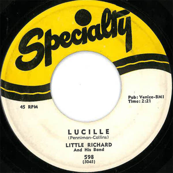 Little Richard And His Band - Lucille - Specialty - 598 - 7", Single 966238157