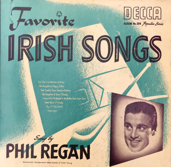 Phil Regan - Favorite Irish Songs (4xShellac, 10", Album)