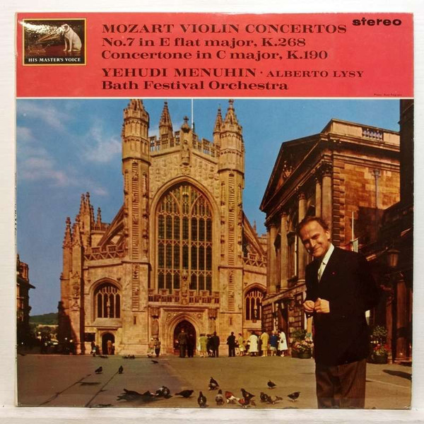 Mozart* - Yehudi Menuhin, Bath Festival Chamber Orchestra - Mozart Violin Concertos (LP)