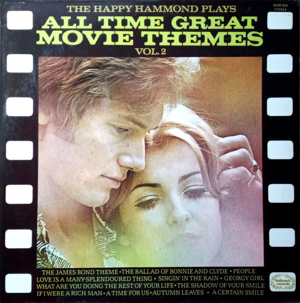 Brian Dee - The Happy Hammond Plays All Time Great Movie Themes Vol.2 (LP, Comp)