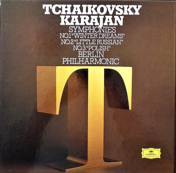 Tchaikovsky* - Karajan* • Berlin Philharmonic* - Symphonies No. 1 "Winter Dreams", No. 2 "Little Russian", No. 3 "Polish" (3xLP + Box)