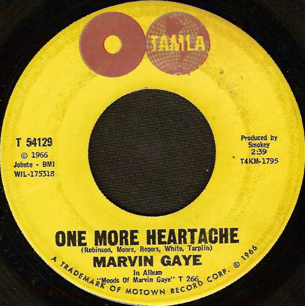 Marvin Gaye - One More Heartache - Tamla - T 54129 - 7", Single 999017136