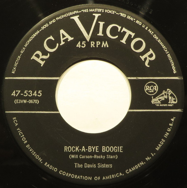 The Davis Sisters - Rock-A-Bye Boogie / I Forgot More Than You'll Ever Know (7")