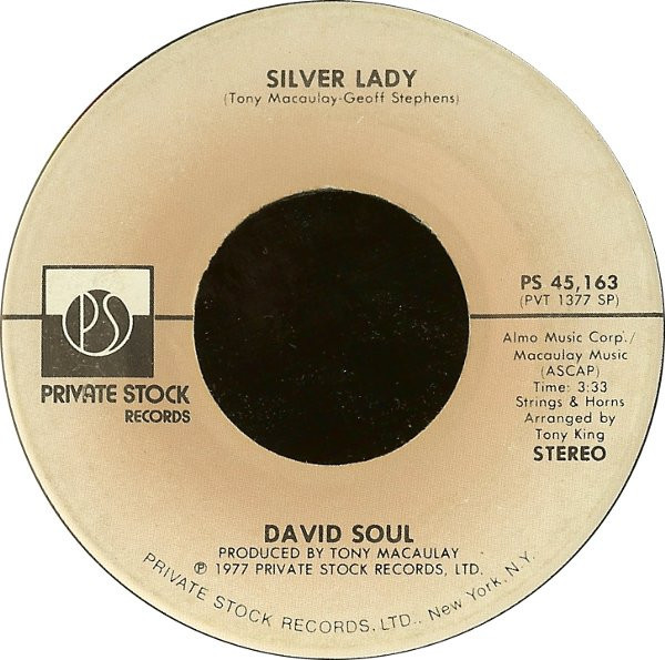 David Soul - Silver Lady - Private Stock - PS 45,163 - 7", Single, Spe 1000913222