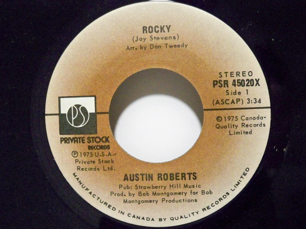 Austin Roberts - Rocky - Private Stock - PSR 45020X - 7", Single 1004756733