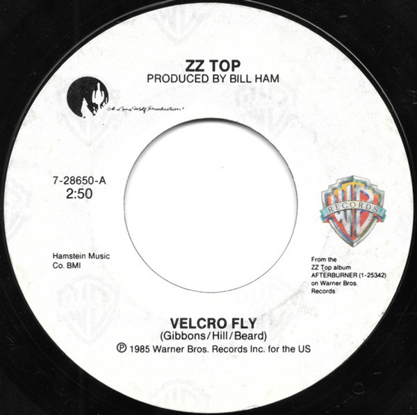 ZZ Top - Velcro Fly - Warner Bros. Records - 7-28650 - 7", Single 1012120059