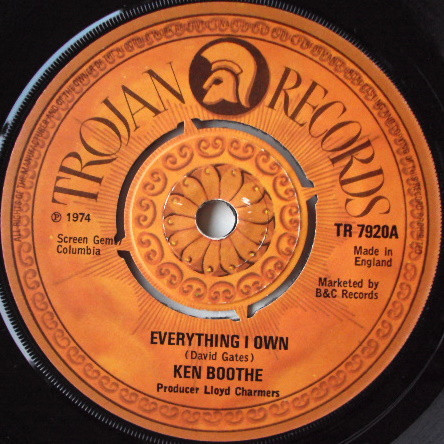 Ken Boothe - Everything I Own (7", Single)