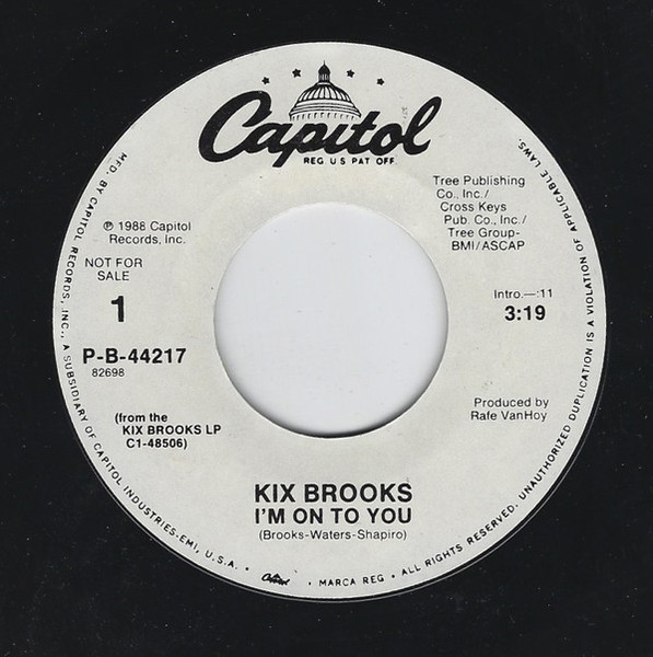 Kix Brooks - I'm On To You (7", Single, Promo)