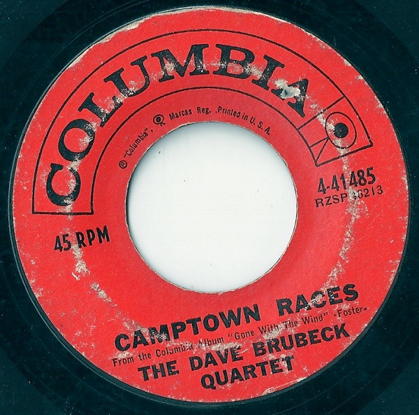 The Dave Brubeck Quartet - Camptown Races / Short'nin' Bread (7", Single)