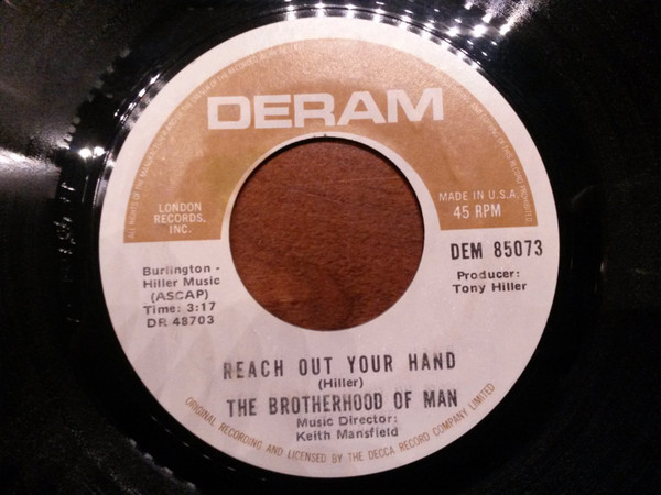 The Brotherhood Of Man* - Reach Out Your Hand / A Better Tomorrow (7", Single)