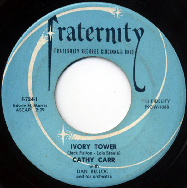 Cathy Carr - Ivory Tower (7", Single, Edw)