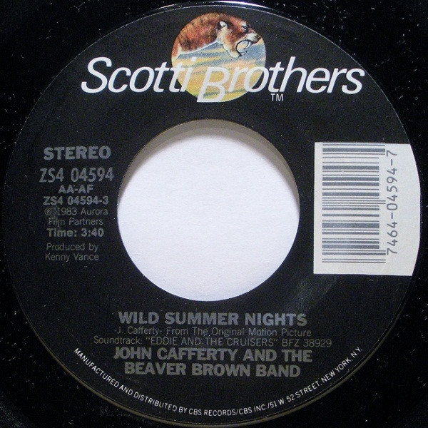 John Cafferty And The Beaver Brown Band - Wild Summer Nights - Scotti Bros. Records - ZS4 04594 - 7", Single, Pit 1018911203