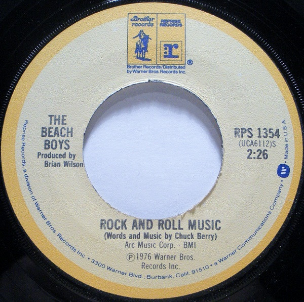 The Beach Boys - Rock And Roll Music (7", Single, Jac)