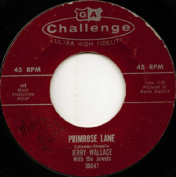 Jerry Wallace - Primrose Lane / By Your Side - Challenge - 59047 - 7", Single 1028179257