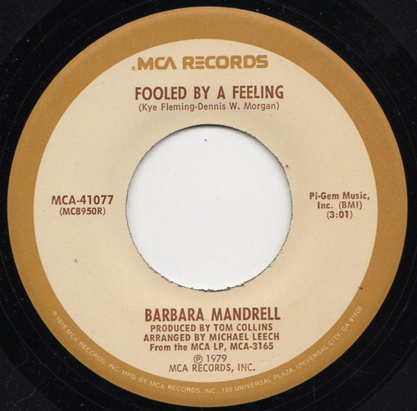 Barbara Mandrell - Fooled By A Feeling (7", Single, Pin)