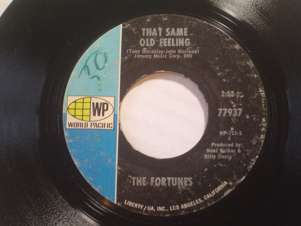 The Fortunes - That Same Old Feeling / Lifetime Of Love (7", Single)