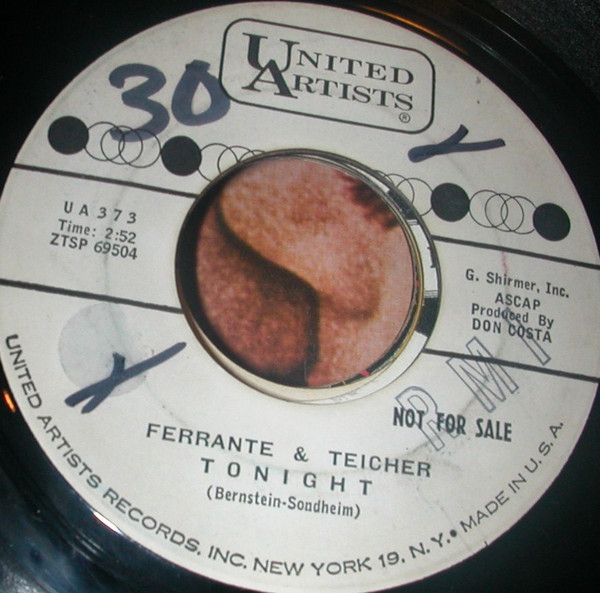 Ferrante & Teicher - Tonight / Dream Of Love (7", Promo)