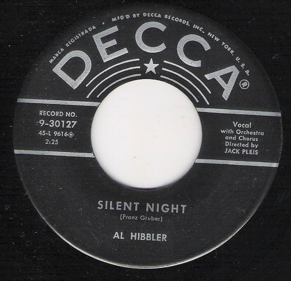 Al Hibbler - Silent Night / White Christmas (7", Single)