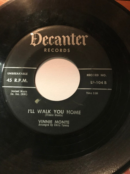 Vinnie Monte - Summer Spree / I'll Walk You Home (7")