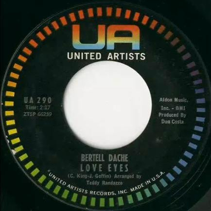 Bertell Dache - Love Eyes / Not Just Tomorrow, But Always (7", Single)