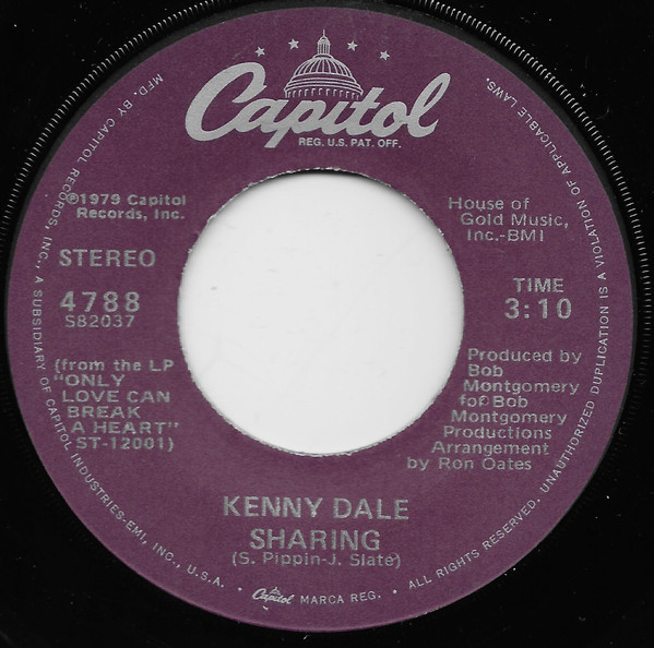 Kenny Dale - Sharing (7", Jac)