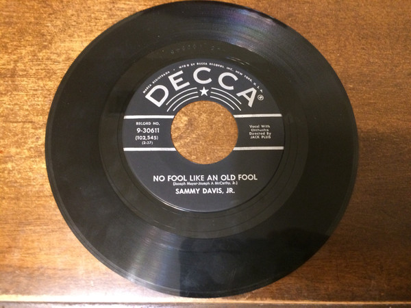 Sammy Davis Jr. - No Fool Like An Old Fool (7", Single)