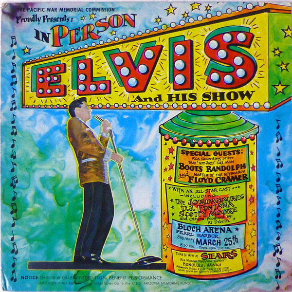 Elvis Presley - Elvis’ 1961 Hawaii Benefit Concert (LP, Album, Mono, Unofficial, Gat)