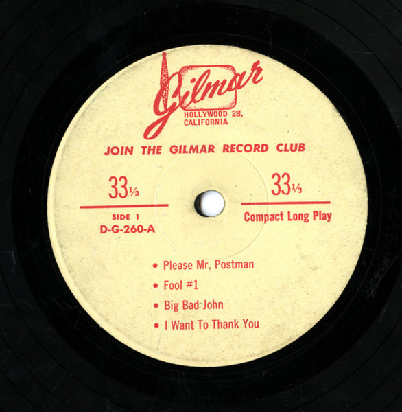 Various - Join The Gilmar Record Club (7")