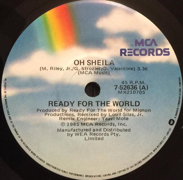 Ready For The World - Oh Sheila (7", Single)
