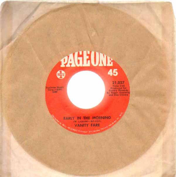 Vanity Fare - Early In The Morning  (7", Single)