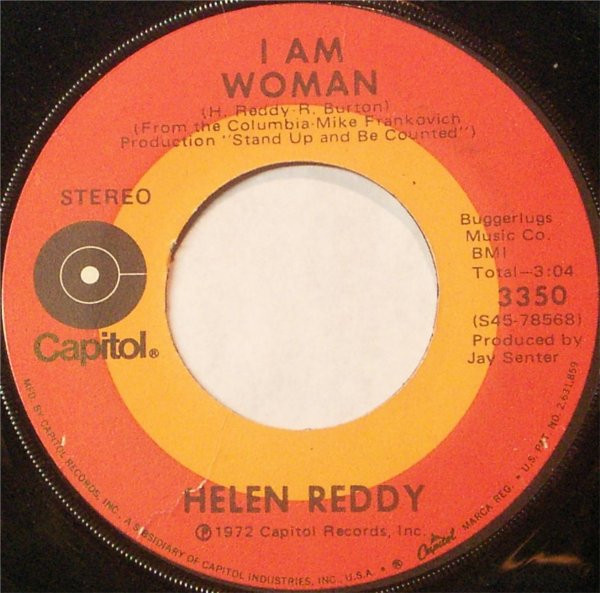 Helen Reddy - I Am Woman (7", Single)