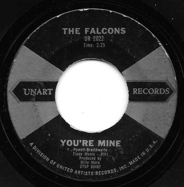 The Falcons - You're Mine (7", Single)