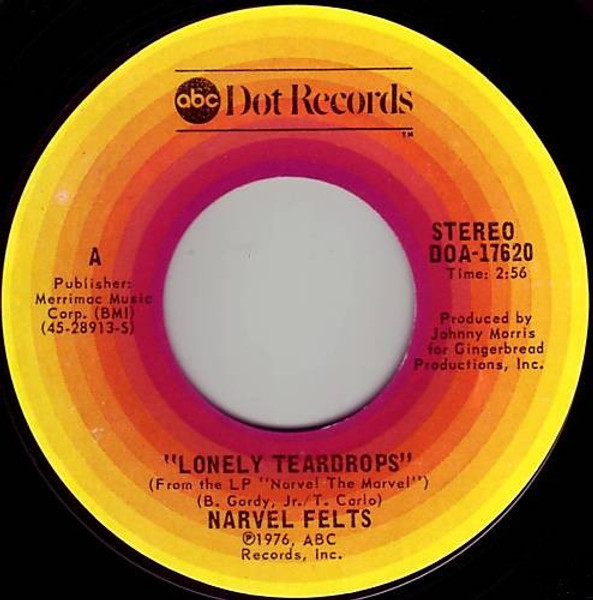 Narvel Felts - Lonely Teardrops - ABC Dot - DOA-17620 - 7", Single, Styrene, Ter 1041473604